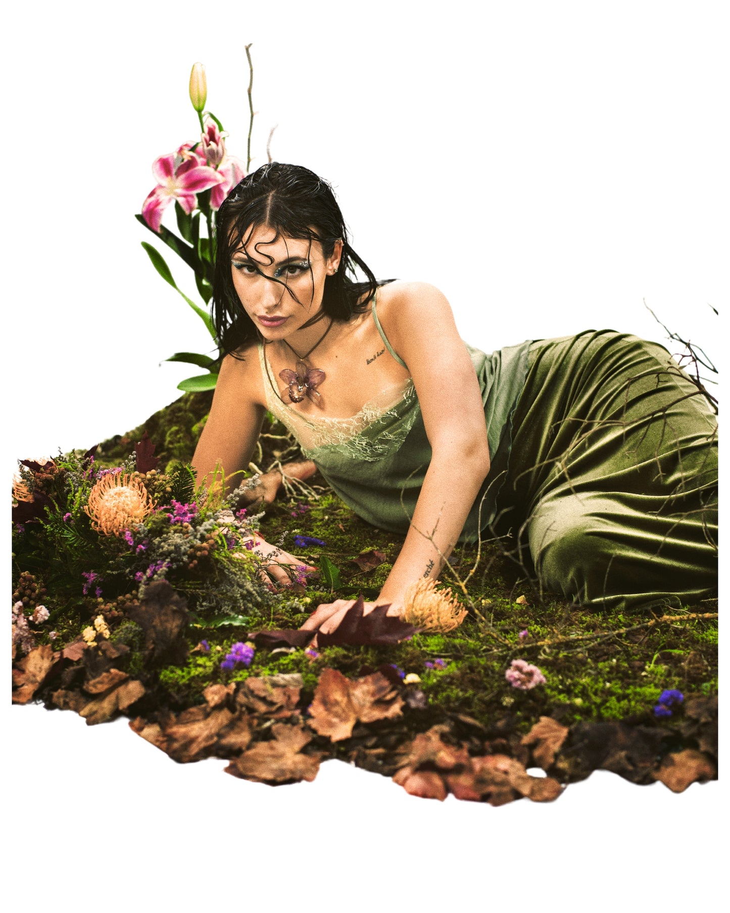Persephone Orchid Necklace