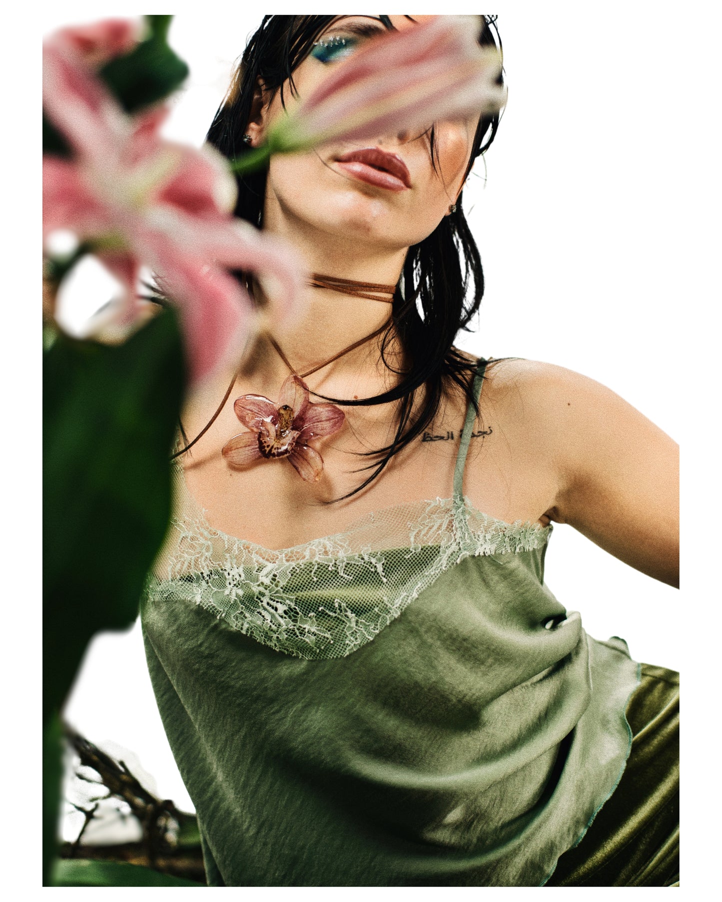 Persephone Orchid Necklace