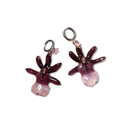 Lunara Orchid Earrings