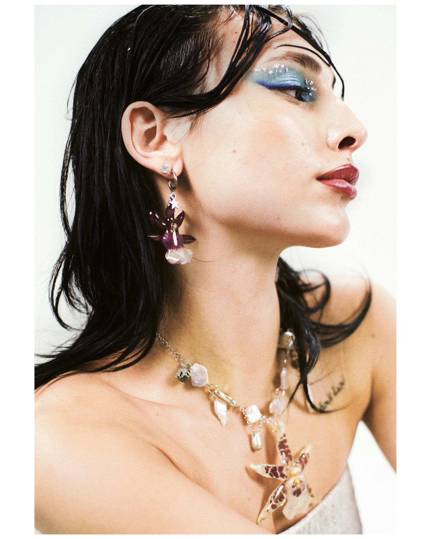 Lunara Orchid Earrings